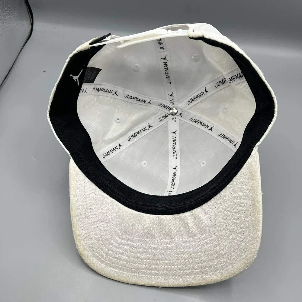 Air Jordan‎ Hat Men White Cement Elephant Gold Metal Jumpman Snap Back Cap
